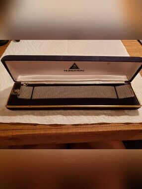 Vintage JB Champion Silver-tone Mesh Bracelet